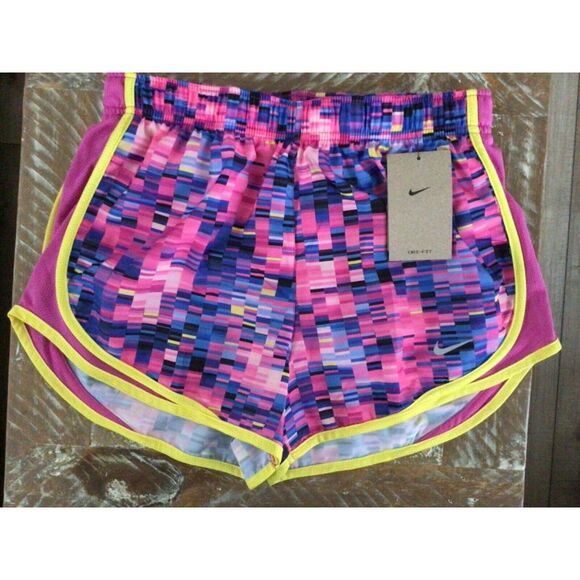 NIKE Dri-Fit‎ Running Shorts NWT Womens SZ  S Pink Lined Athletic DX0044-623 - Picture 1 of 3